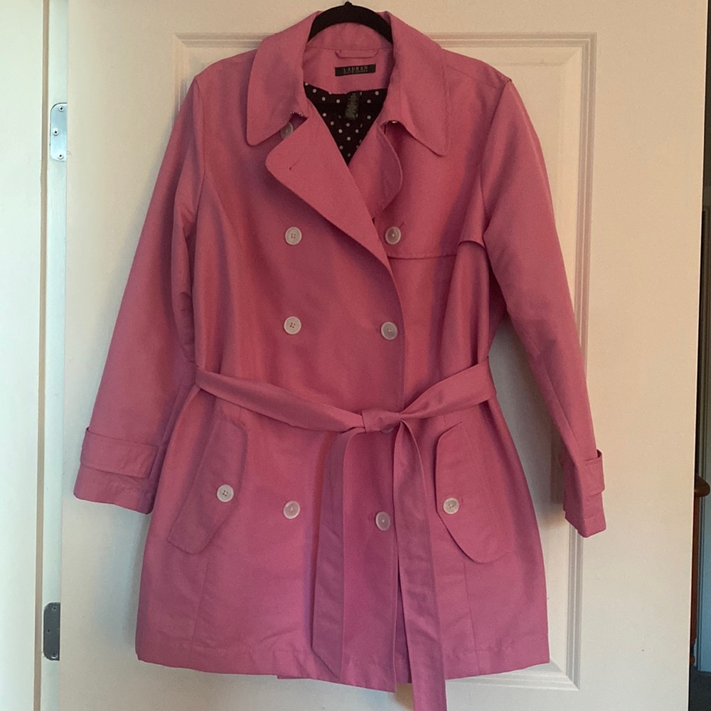 Rain jacket pink